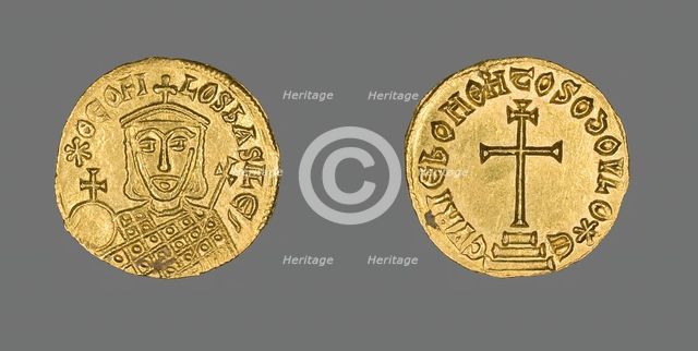 Solidus (Coin) of Theophilus, 829-831. Creator: Unknown.