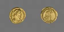 Solidus (Coin) Portraying Emperor Julian II, 361 (Summer)-363 (26 June). Creator: Unknown