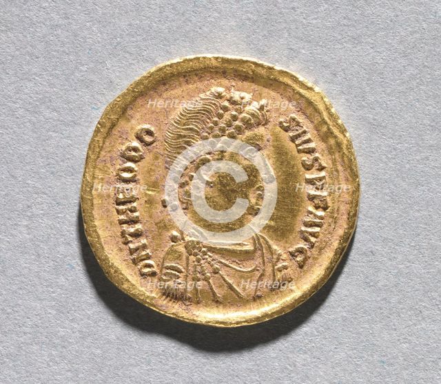 Solidus of Theodosius I the Great , 383-388. Creator: Unknown.