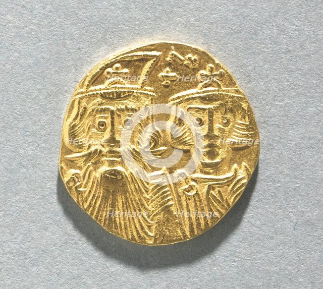 Solidus of Constans II and Constantine IV, 659-661. Creator: Unknown.