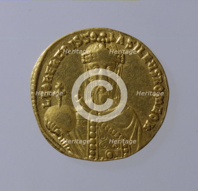 Solidus of Leo VI the Wise, 886-912. Artist: Numismatic, Ancient Coins  