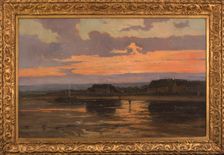 Solitude, in the evening: Morsalines (Channel), c1887. Creator: Marie Joseph Leon Iwill