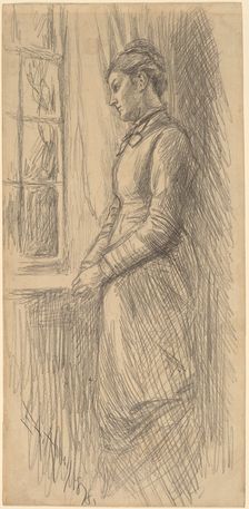 Solitude: Miss Vesta Rollinstall, 1878. Creator: Edwin Austin Abbey