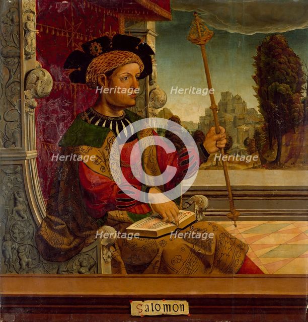 Solomon, 1525. Creator: Master of Becerril.