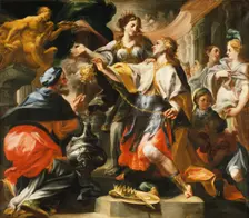 Solomon Worshiping a Pagan God, c.between 1695 and 1700. Creator: Domenico Antonio Vaccaro