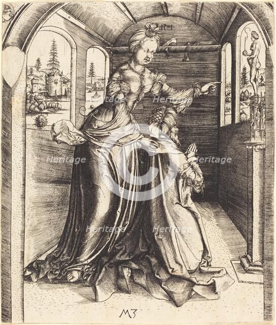 Solomon Worshipping False Gods, 1501. Creator: Master MZ.