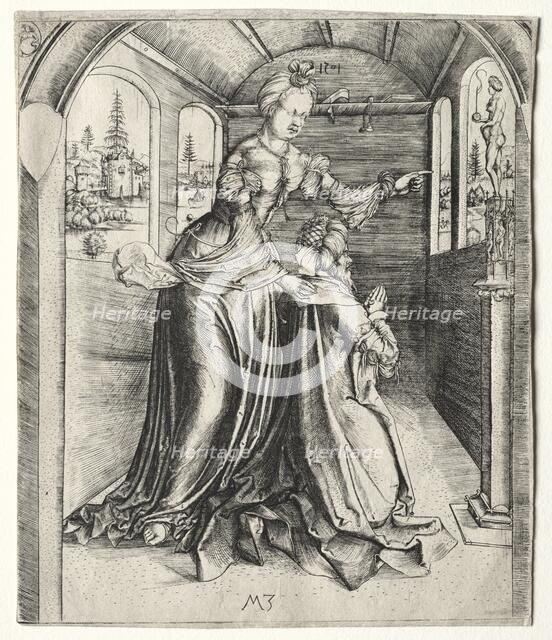 Solomon Worshipping Idols, 1501. Creator: Master MZ (German).