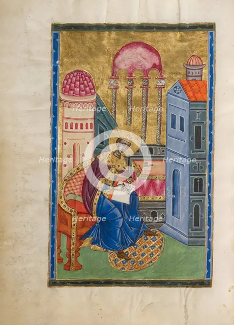 Solomon Writing, 1637-1638. Creators: Malnazar, Aghap'ir.