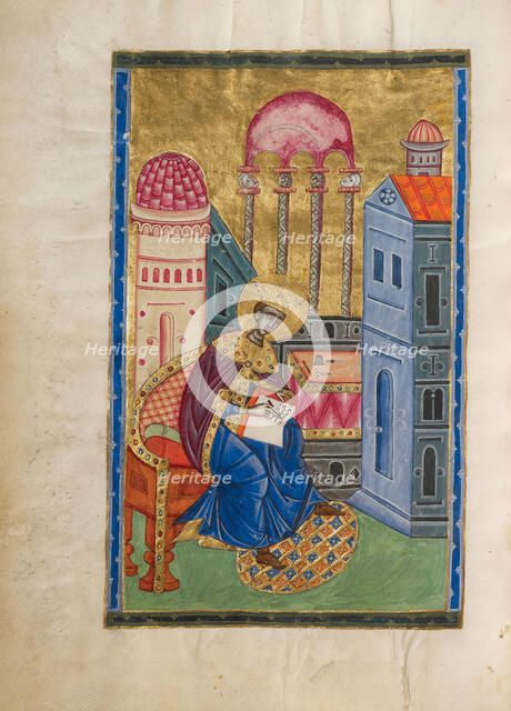 Solomon Writing, 1637-1638. Creators: Malnazar, Aghap'ir.