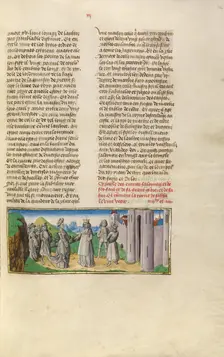 Solomon and the Queen of Sheba; Miroir Historial, about 1475. Creator: Unknown
