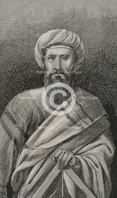 Solomon Ibn Gabirol (c1021-c1058), Spanish-Jewish Andalusi philosopher and poet, 1890.  Creator: Unknown.