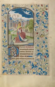 Solomon Praying to the Holy Spirit; Arenberg Hours, early 1460s. Creator: Willem Vrelant