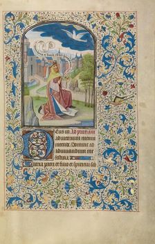 Solomon Praying to the Holy Spirit; Arenberg Hours, early 1460s. Creator: Willem Vrelant