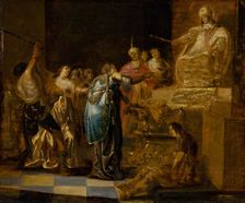 Solomon's Judgement, 1651. Creator: Gijsbert Jansz Sibilla