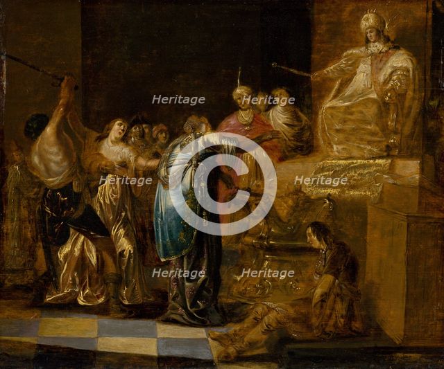 Solomon's Judgement, 1651. Creator: Gijsbert Jansz Sibilla.