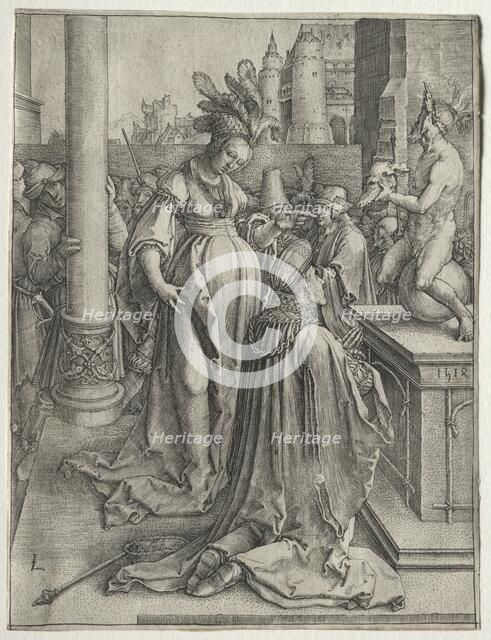 Solomon's Idolotry, 1514. Creator: Lucas van Leyden (Dutch, 1494-1533).