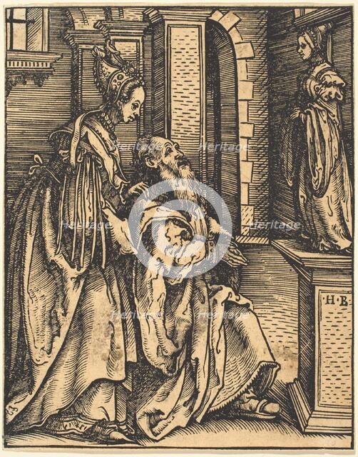 Solomon's Idolatry, 1519. Creator: Hans Burgkmair, the Elder.