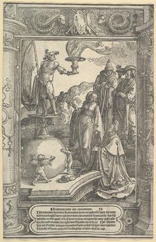 Solomon's Idolatry [I Kings, 11:1-8], ca. 1517. Creator: Lucas van Leyden
