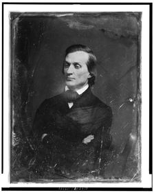 Solon Borland, half-length portrait, facing three-quarters left, between 1844 and 1860. Creator: Mathew Brady