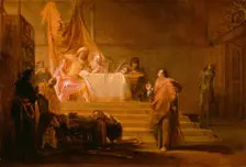 Solon before Croesus, about 1650-1652. Creator: Nikolaus Knüpfer