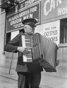 Solo, Salvation Army, San Francisco, California, 1939. Creator: Dorothea Lange