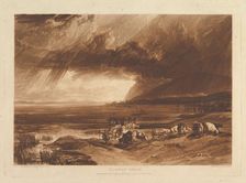 Solway Moss (Liber Studiorum, part XI, plate 52), January 1, 1816. Creator: JMW Turner