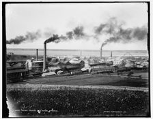 Solvay Process Co.'s works, Syracuse i.e. Solvary, between 1890 and 1901. Creator: Unknown