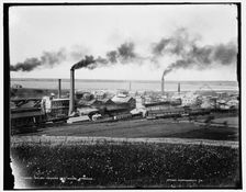 Solvay Process Co.'s works, Syracuse i.e. Solvary, between 1890 and 1901. Creator: Unknown