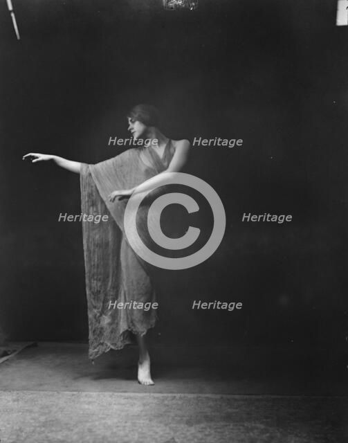 Solveig Hornbeck, between 1917 and 1921. Creator: Arnold Genthe.
