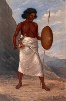 Somali Man, ca. 1893. Creator: Antonio Zeno Shindler