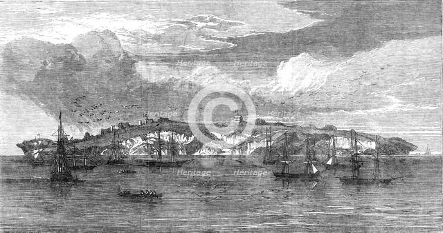Sombrero, one of the Leeward Islands, in the Caribbean Sea, 1865. Creator: Unknown.