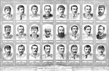 'Some 24 Representative Cricketers 1890. Creator: Unknown