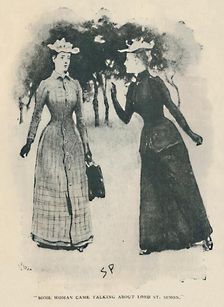 Some Woman Came Talking About Lord St. Simon 1892. Artist: Sidney E Paget