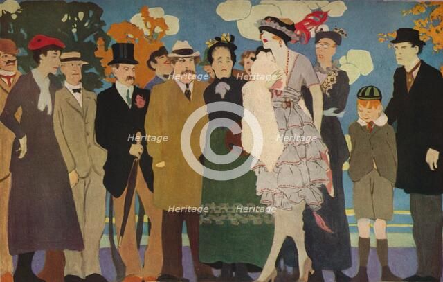 Some Foxes and a Grape, c1887-1924, (1924). Artist: Reginald Edward Higgins