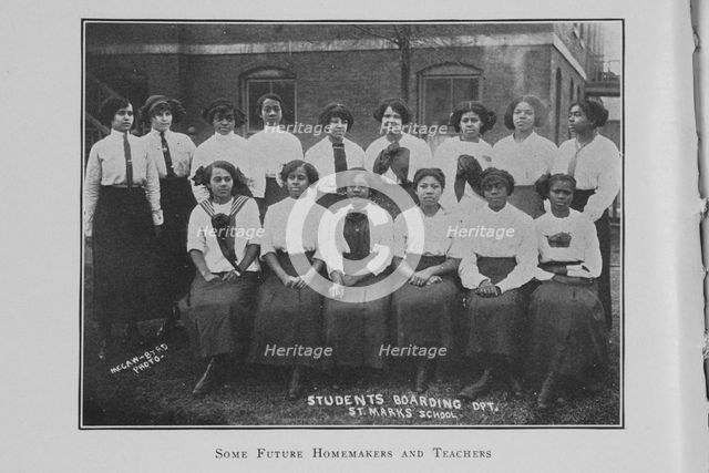 Some future homemakers and teachers; [Saint Mark's School; Birmingham, Alabama], (1923?). Creator: Unknown.