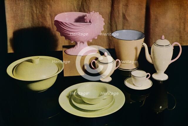 Some of the latest product of the Wedgwood Etruria factory, 1936. Artist: Unknown
