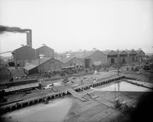 Some of the shops, Great Lakes Engineering Works, Ecorse, Mich., (1906?). Creator: Unknown