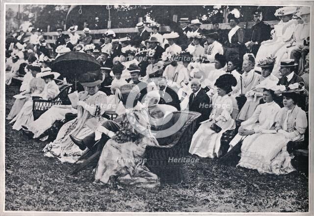 'Some of the Spectators at the Guards' Sports at Chelsea', 1906. Artist: Unknown