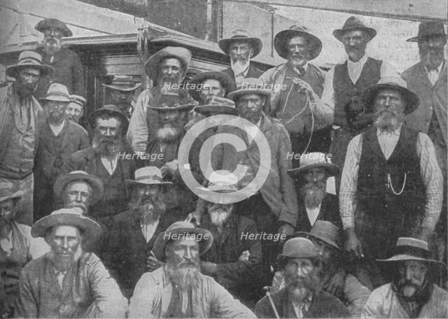 'Some of Cronje's Officers Captured at Paardeberg', c1900, (1902). Artist: Unknown.