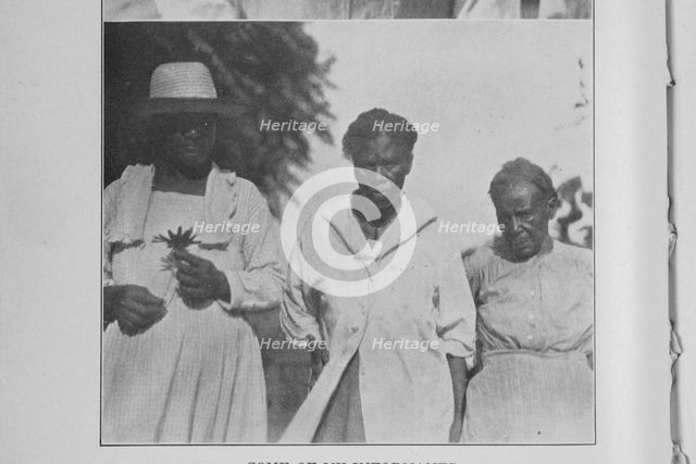 Some of my informants; [Note the "mojo" around the neck of the center figure], 1926. Creator: Unknown.