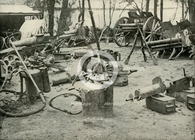 'Some Spoils of the Battle-field', (1919).  Creator: Unknown.