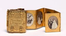 Somebody's Luggage (Miniature Wedding Album of Tom Thumb and Lavinia Warren), c. 1863. Creator: Mathew Brady (American, 1823-1896)