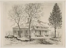 Somerindyck House (from Scenes of Old New York), 1870. Creator: Henry Farrer