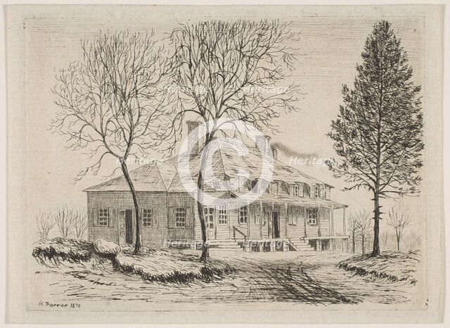Somerindyck House (from Scenes of Old New York), 1870. Creator: Henry Farrer.