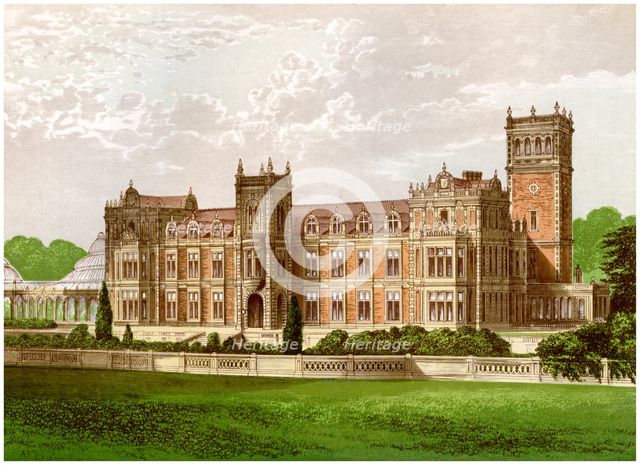 Somerleyton, Suffolk, home of Baronet Crossley, c1880. Artist: Unknown