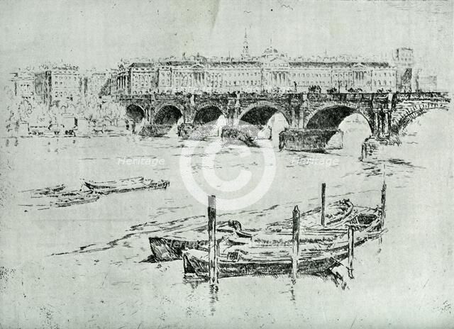 'Somerset House', 1928. Creator: Joseph Pennell.