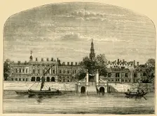 Somerset House and Stairs (1881). Creator: Unknown