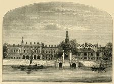 Somerset House and Stairs (1881). Creator: Unknown