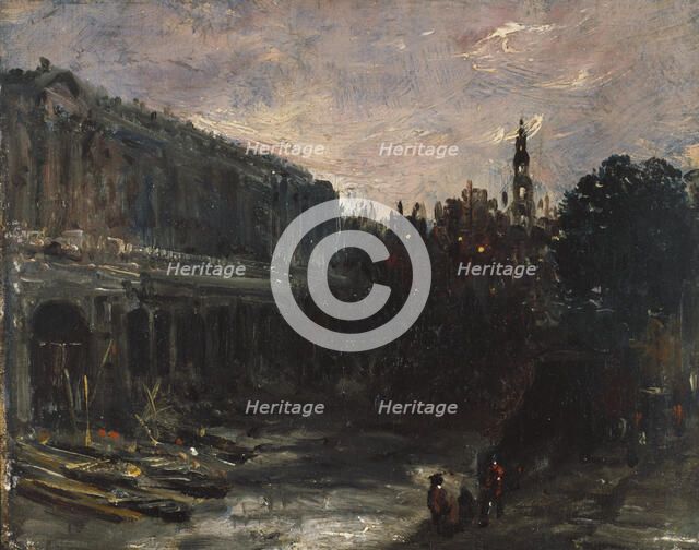 Somerset House, c1819. Creator: John Constable.