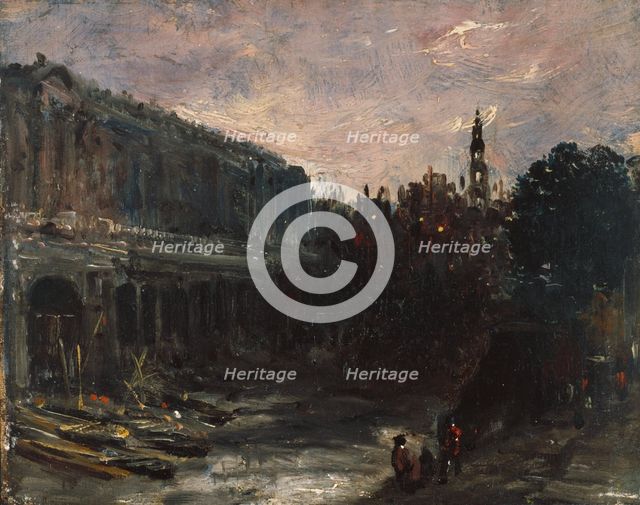 Somerset House, c1819. Creator: John Constable.